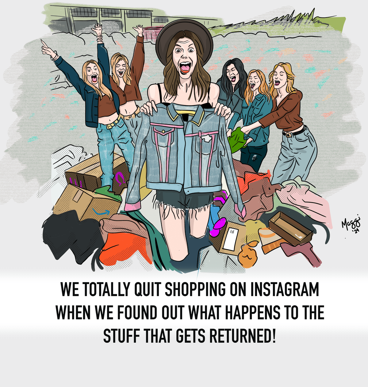 We totally quit shopping on Instagram when we found out what happens to the stuff that gets returned!