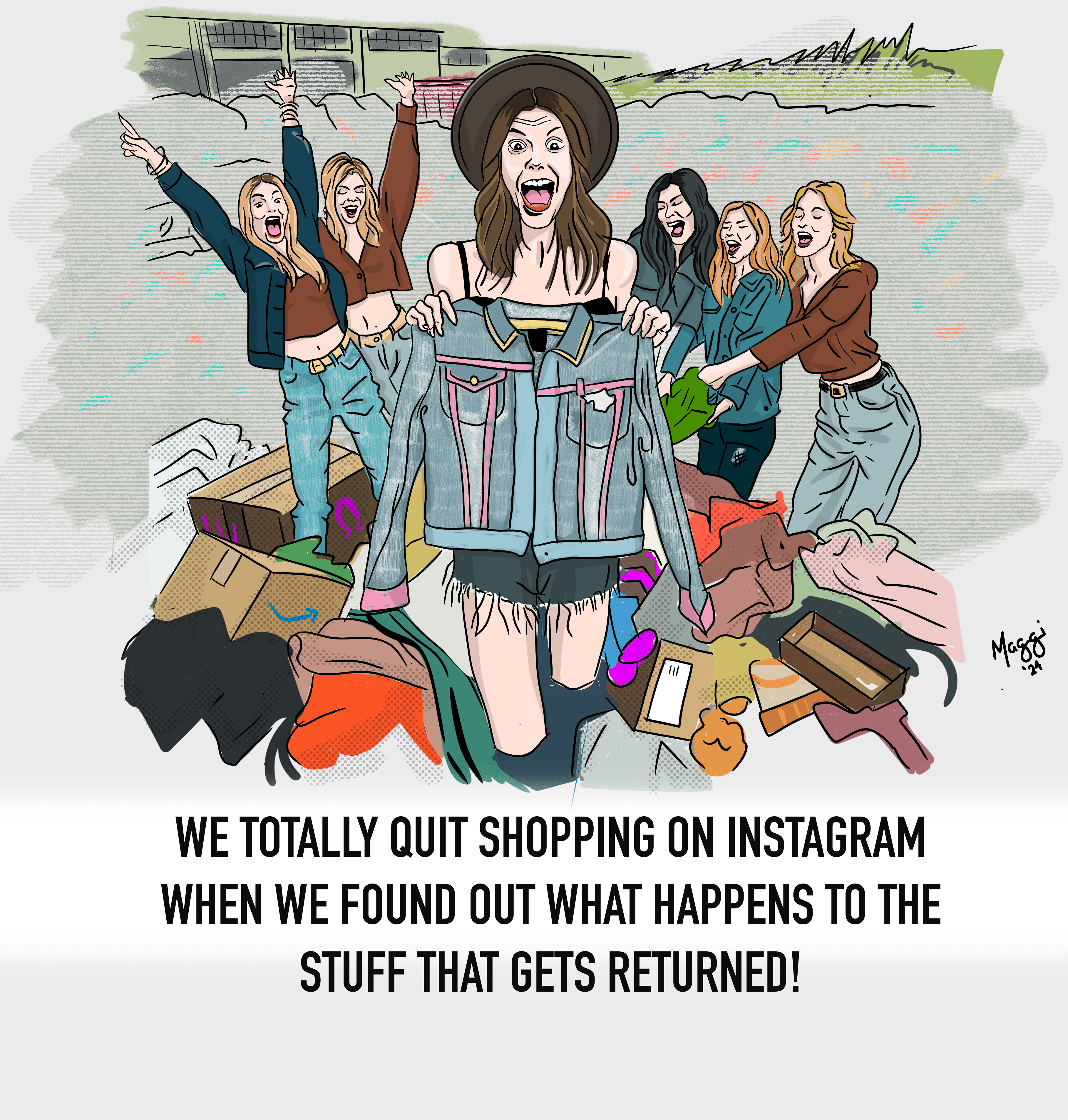 We totally quit shopping on Instagram when we found out what happens to the stuff that gets returned!
